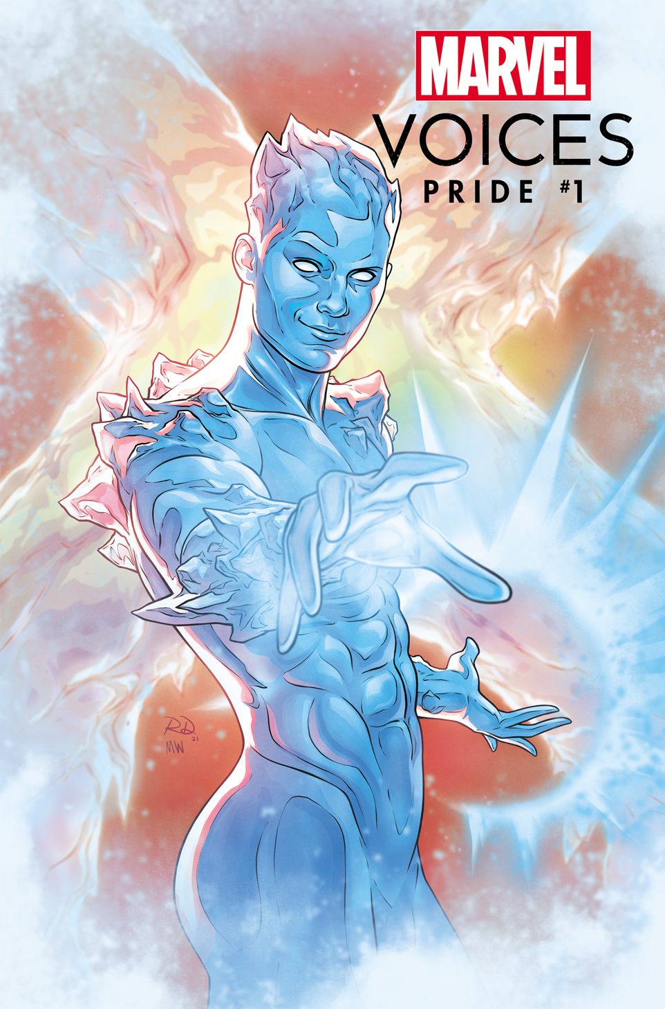 Marvel Voices Pride #1 Iceman Variant Cover... that's a lot of ass