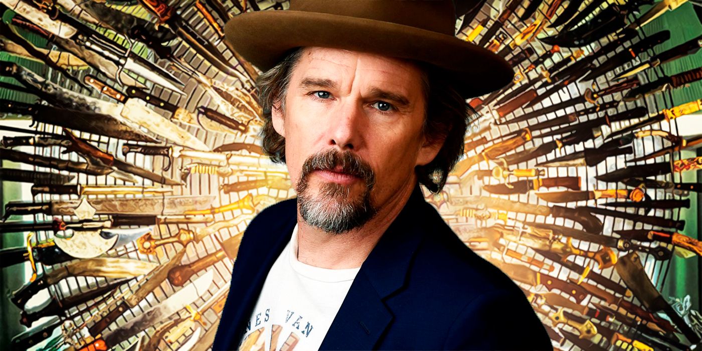 Knives Out 2 Set Photos Welcome Ethan Hawke to the Cast | CBR
