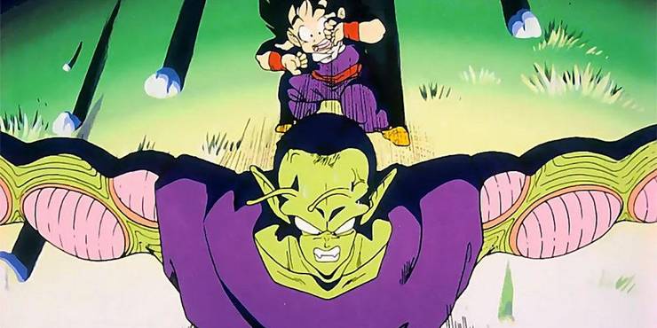 Piccolo protege a Gohan en Dragon Ball Z
