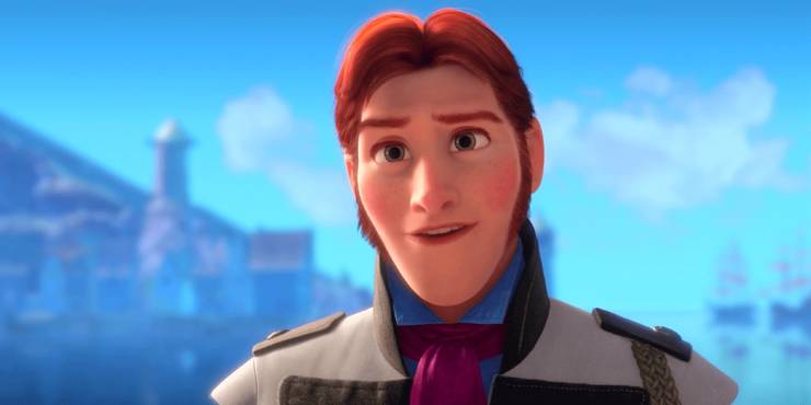 Prince Hans in "Frozen"