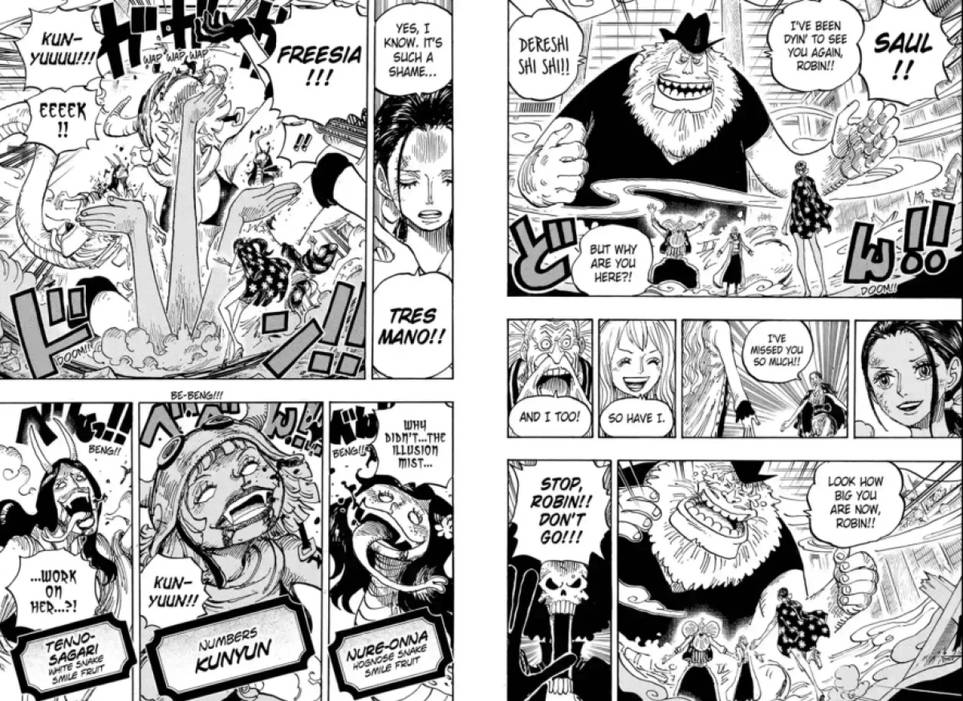 One Piece Chapter 10 Recap Spoilers Robin Vs Black Maria One Piece Chapter 10 Recap Spoilers Robin Vs Black Maria