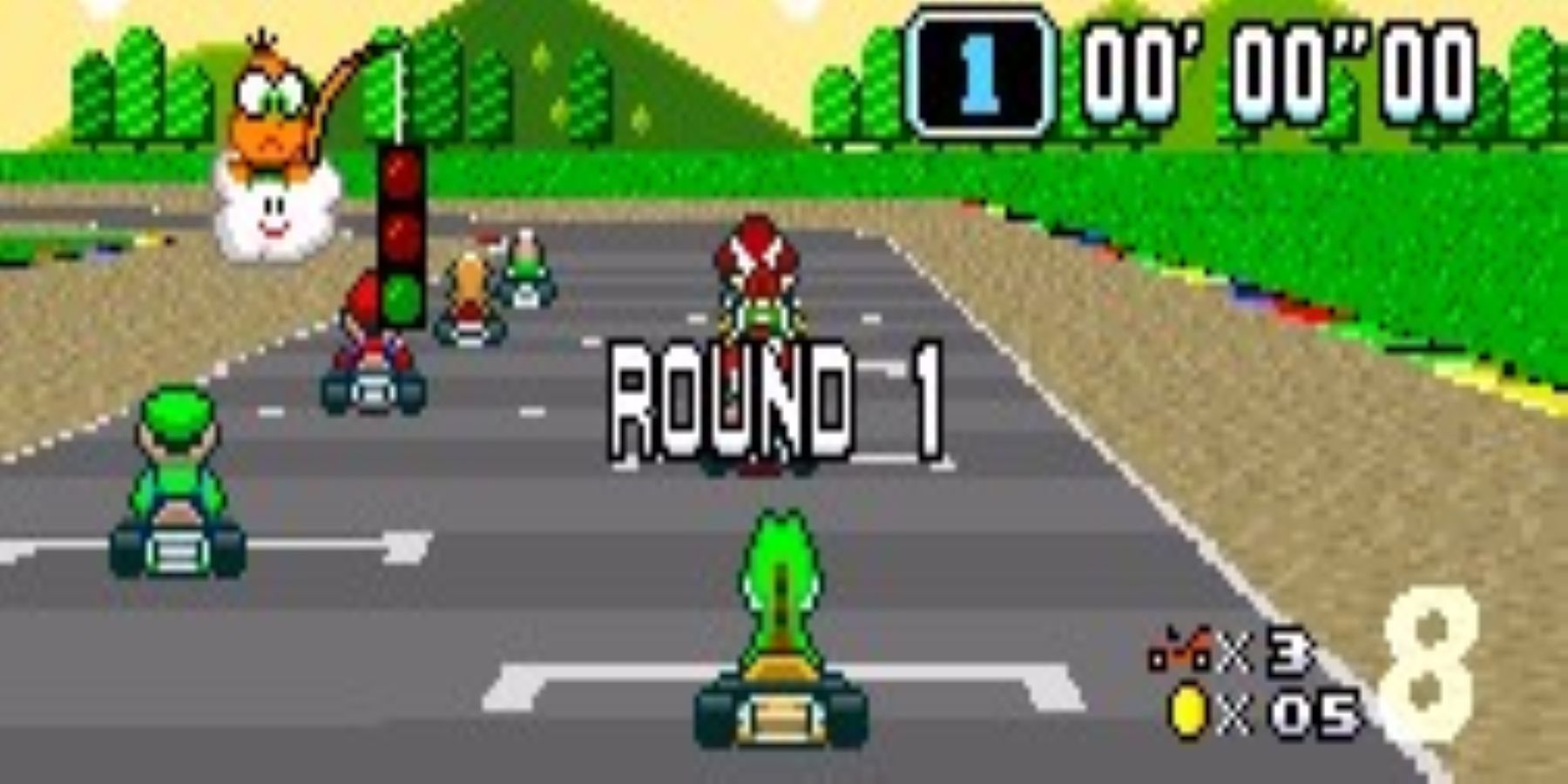 super mario kart 1992