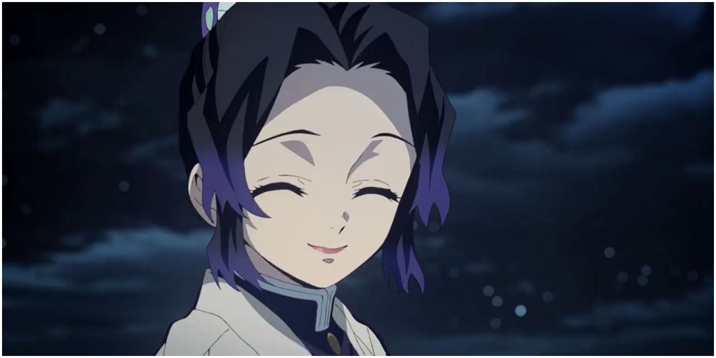 shinobu smiles sweetly