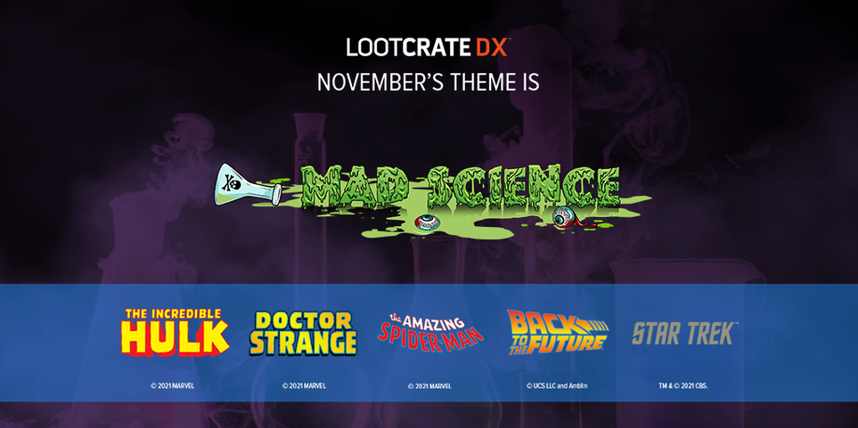 Hulk Doctor Strange Headline Loot Crate S November Mad Science Box Exclusive Hulk Doctor Strange Headline Loot Crate S November Mad Science Box Exclusive