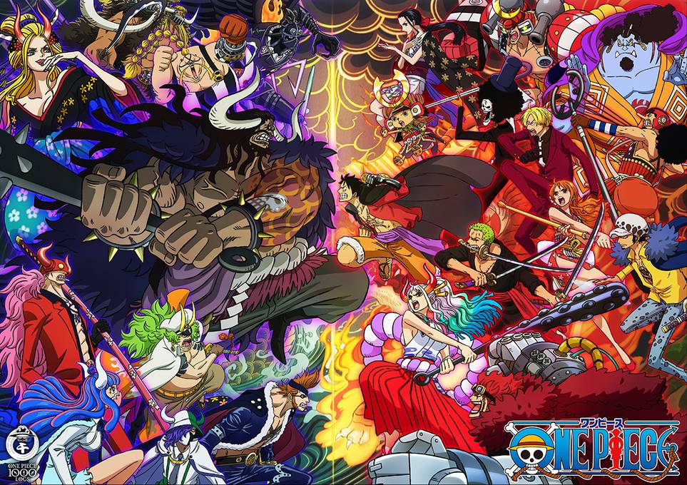 Jaw Dropping One Piece Art Previews 1000th Episode S Epic Battle