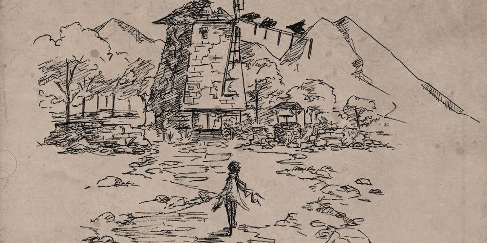 The Quiet Year windmill drawing Cropped