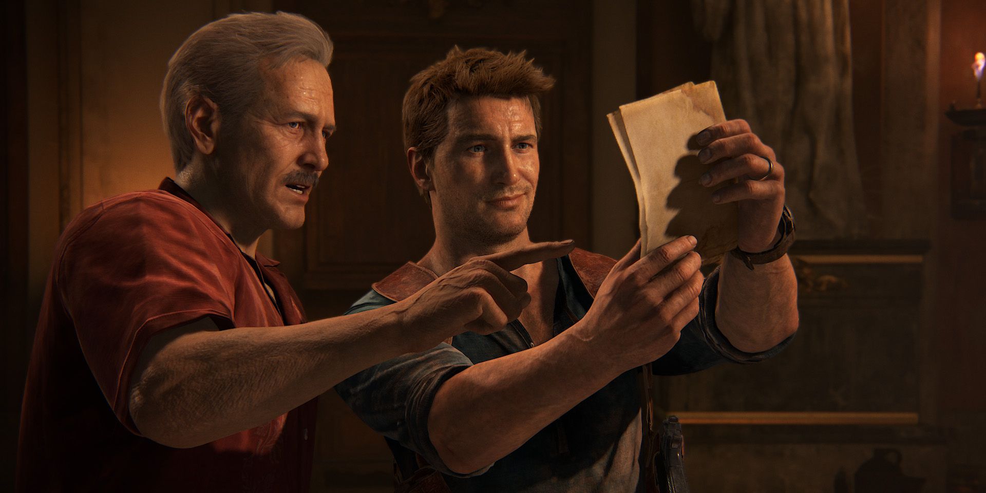 Uncharted 4 Sully and Drake