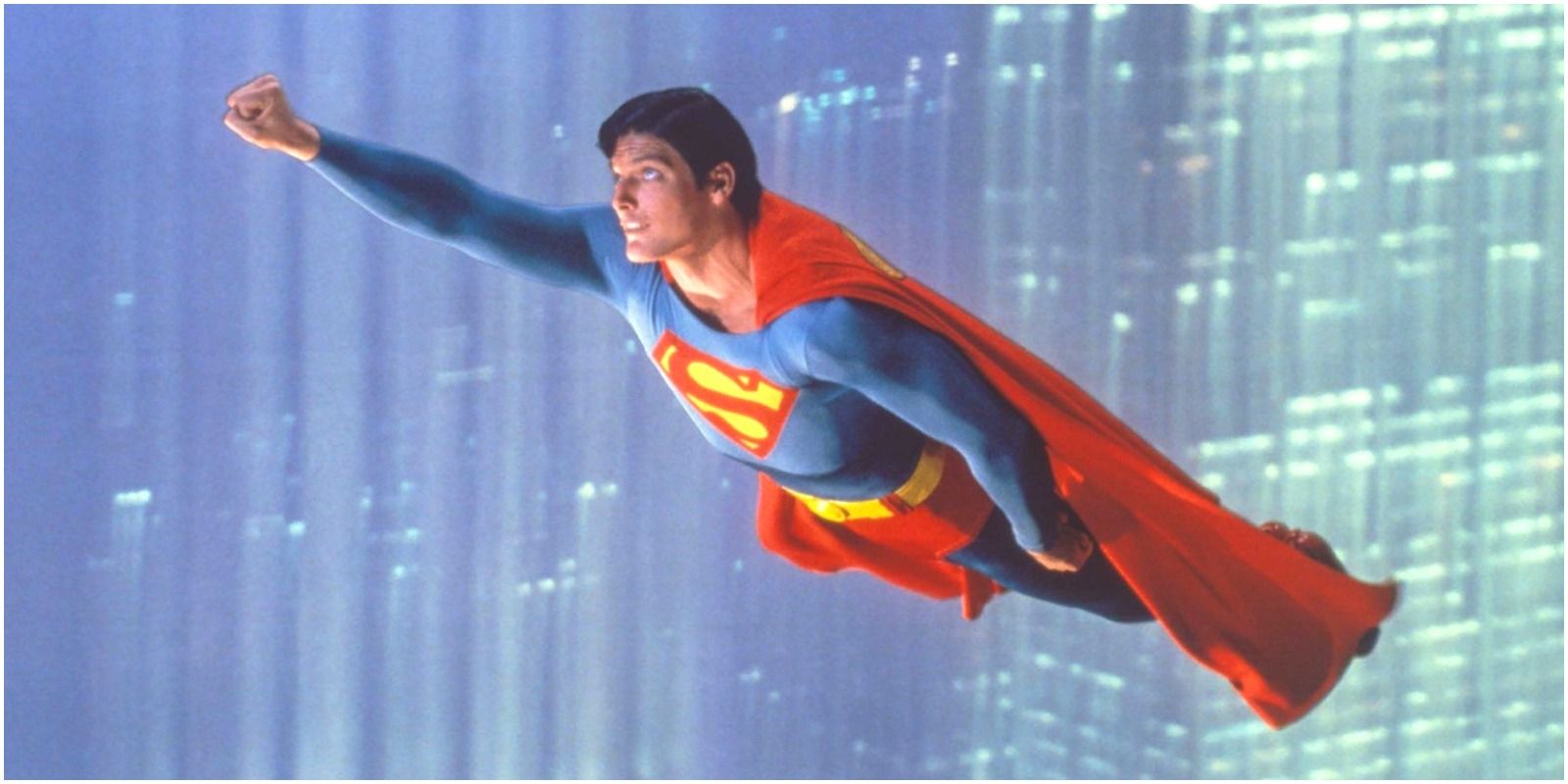 Superman flying from first Christopher Reeve film