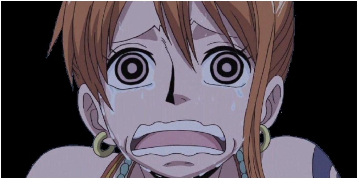 Nami Looking Scared
