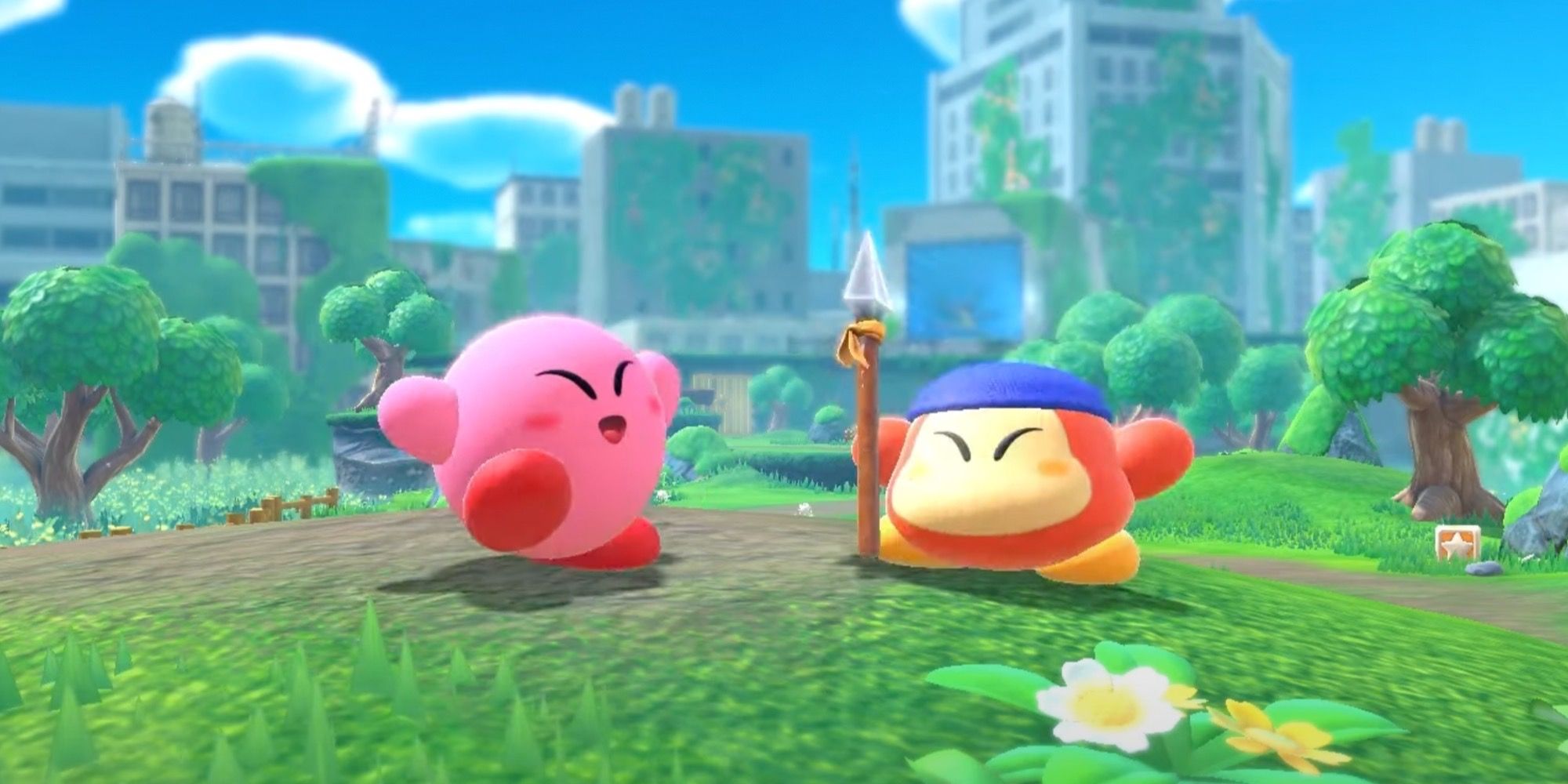 Kirby And The Forgotten Land Kirby and Waddle Dee