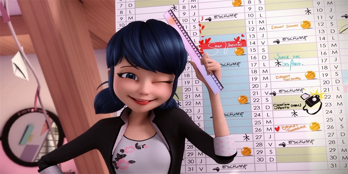 Miraculous Ladybug Marinette And Adriens Schedule