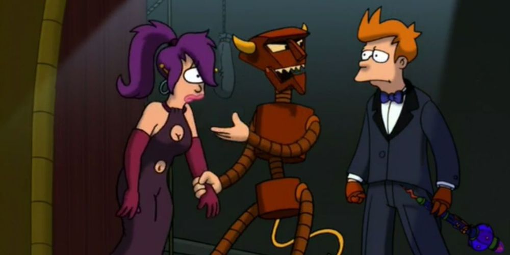 Fry Leela Robot Devil Futurama