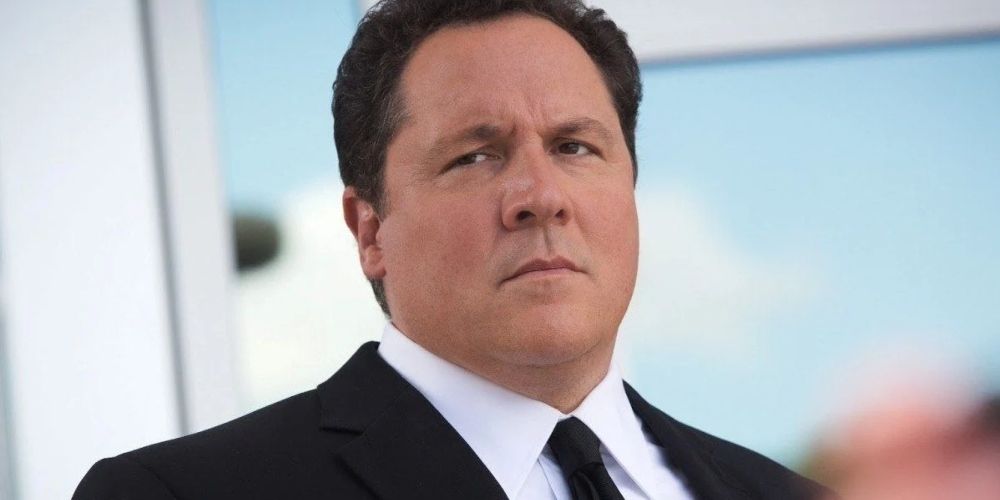 Happy Hogan frowning in Iron Man