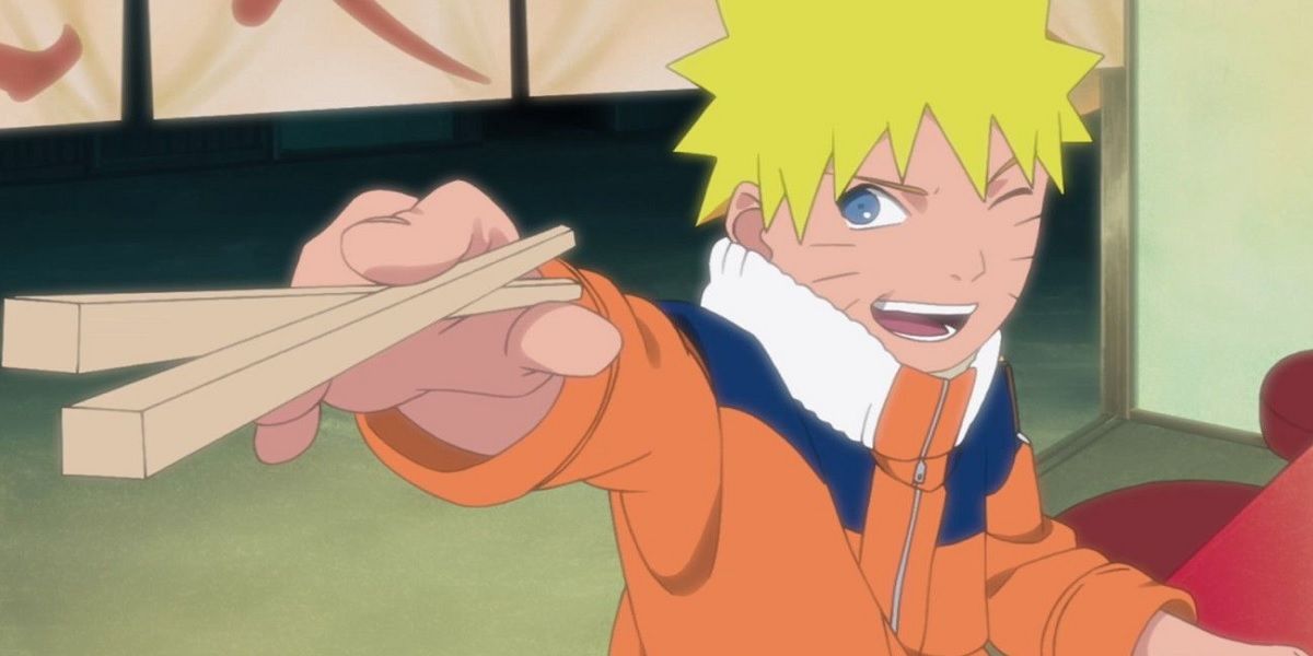 Naruto Naruto Pointing With Chopsticks