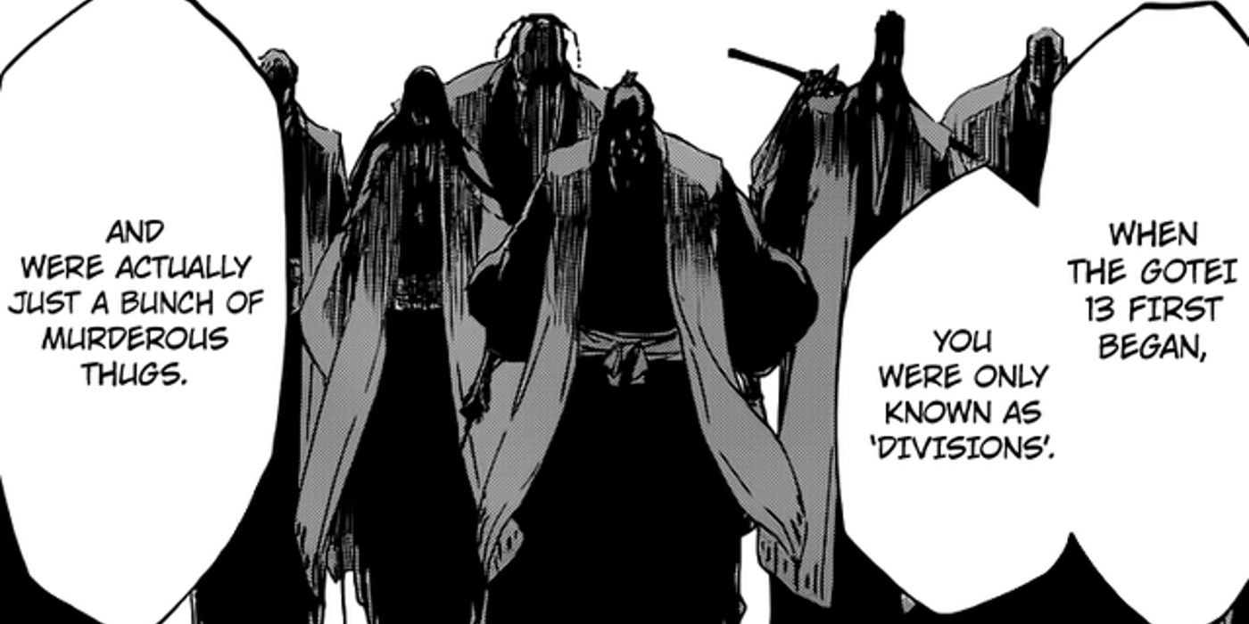 The Gotei 13 Back In The Past In Bleach