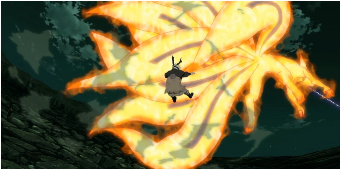 Kurama Being Extracted From Naruto