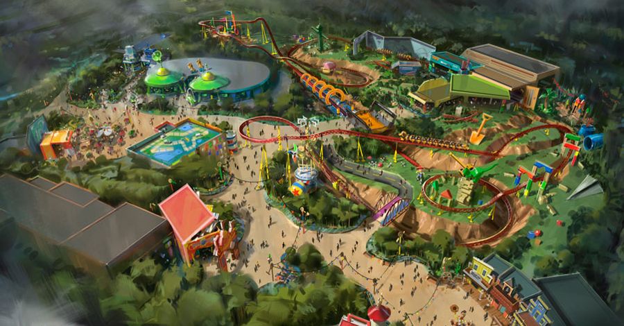 toy story land attractions