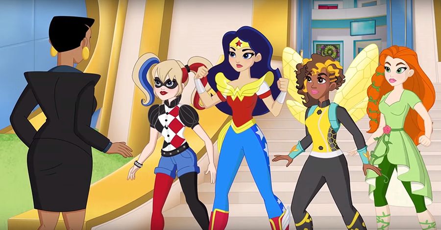 Watch Dc Super Hero Girls Team Up To Save The Day In New Clip